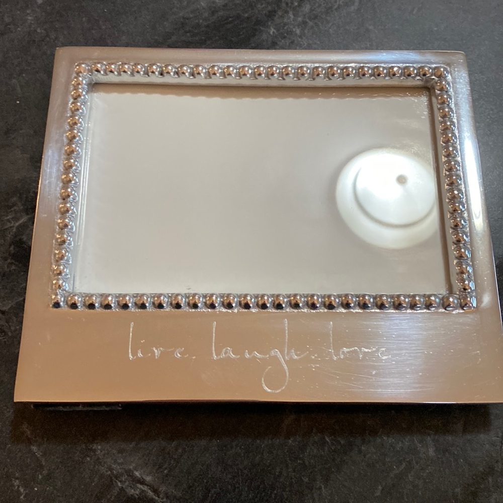 Mariposa 4x6 live laugh live picture frame